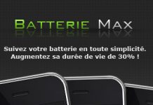 application Batterie MAX