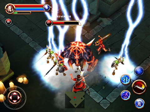 application Dungeon Hunter HD ipad 2