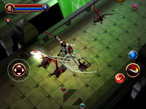 application Dungeon Hunter HD ipad 3
