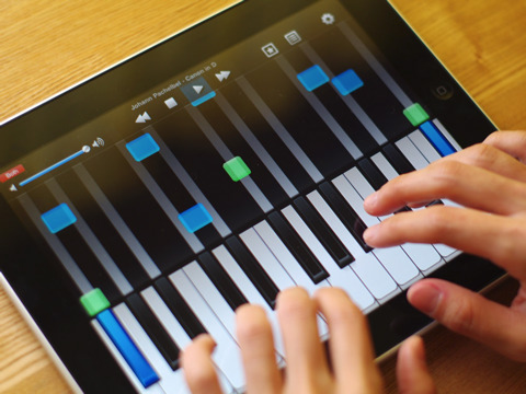 application FingerPiano for iPad