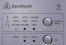 application GyroSynth iPhone 4