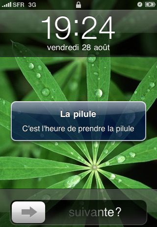 Application La pilule