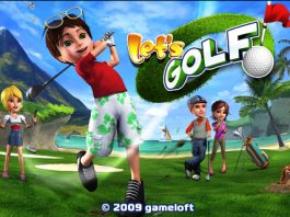 application Let’s Golf !