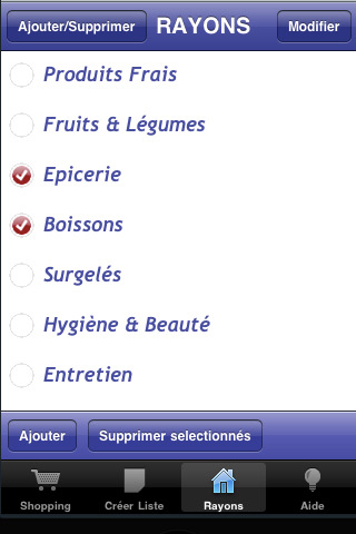 application ListeCourses