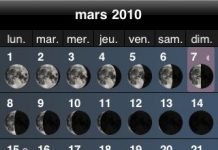 application MoonPhase iphone/ipad