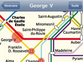 Application Métro Paris