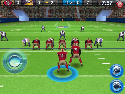 application NFL 2010 HD ipad 2