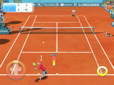application Real Tennis HD ipad 3