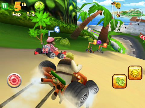 application Shrek Kart HD ipad