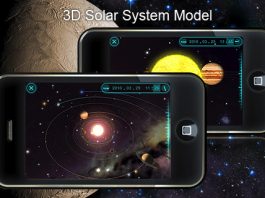 Application Solar Walk – Modèle 3D du Système Solaire