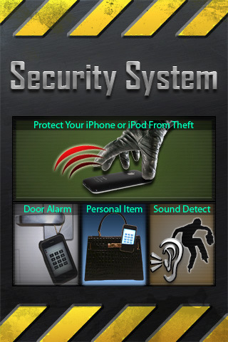 application Système de Sécurité iphone