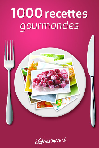 application iGourmand 1000 recettes gourmandes