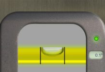 application iNivelle Niveau à bulle pour l’iPhone