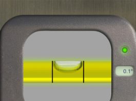 application iNivelle Niveau à bulle pour l’iPhone