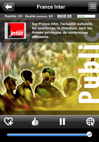 application vTuner Radio