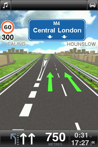 Application TomTom GPS3