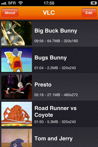 Application VLC Media Player