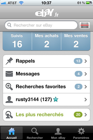 Application Ebay Maj 2.0.0