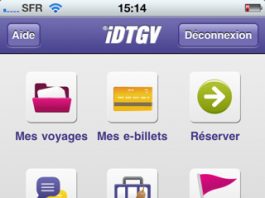 Application IDTGV MAJ 1.1 Reservez vos billets depuis votre iPhone