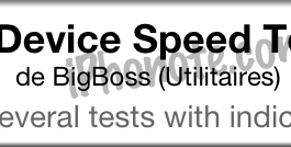 News Cydia : Tweak Device Speed Test