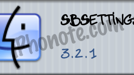 News Cydia : Utilitaire SBSettings Mise a jour 3.2.1