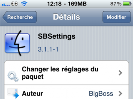 News Jailbreak : SBsettings et SBsettingstoggles MAJ 3.1.1-1 sur Cydia