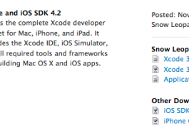 News Apple : Xcode et iOS SDK 4.2 Disponibles aux developpeurs !