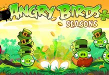 Angry Birds Seasons Maj a l'occasion de la Saint-Patrick