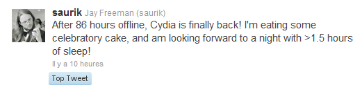 Twitter Saurik