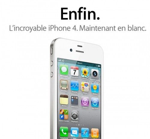 Apple – iPhone 4 blanc enfin disponible