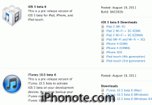 L’iOS 5 bêta 6 & iTunes 10.5 bêta 6 disponibles aux téléchargements