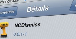 Cydia – NCDismiss : Cachez les notifications de l’iOS 5