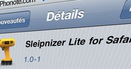 Cydia – Sleipnizer Lite for Safari : Ajoutez des options de navigation à Safari