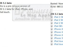 iOS 5.1 bêta 1 disponible pour les développeurs + Liens de téléchargements