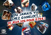 Promo Gameloft : 20 jeux pour seulement 0,79€ chacun