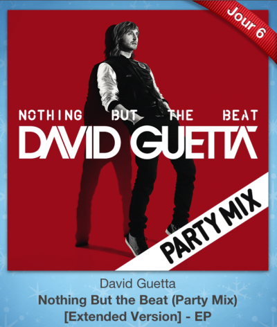 screen- 6ème jour de cadeaux iTunes - David Guetta