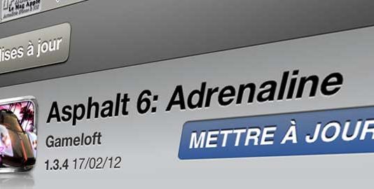 Asphalt 6 Adrénaline 1.3.4 : Revient en HD et en mode AirPlay