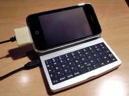 L’iPhone aurait pu être doté d’un clavier physique !