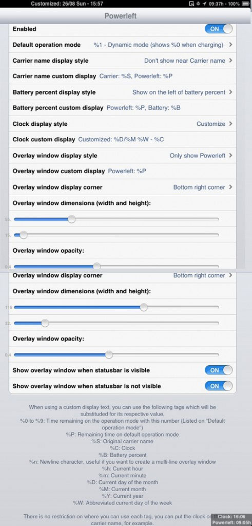 powerleft-tweak