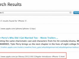 Le nom « iPhone 5 » dévoilé dans la recherche de l’Apple Store en ligne