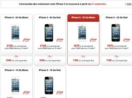 Free Mobile propose l’iPhone 5 en pré-commande et 40€ d’économie !
