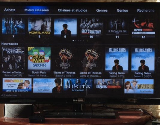 Apple TV : Les séries sont disponibles mais plus les films !