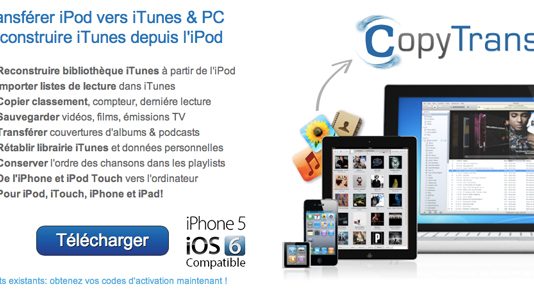 CopyTrans : Facilitez-vous la vie pour vos sauvegardes et transferts de fichiers, sans iTunes !
