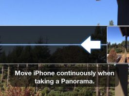 iOS 6 : Changer la direction du mode Panorama