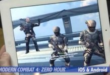 Modern Combat 4 Zero Hour disponible fin novembre
