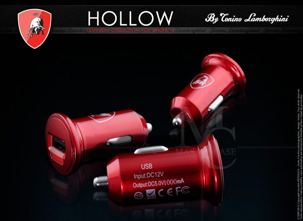 Mini chargeur allume-cigare Lamborghini pour iPhone et smartphone