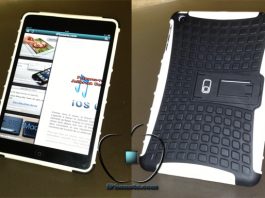 Test Accessoire : COQUE IPAD MINI ANTICHOC « SPIDER » BLANCHE
