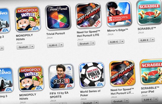 Electronic Arts en promotion avec 50 jeux sur l’App Store