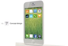 Un design très plat pour iOS 7, cela pourrait être aussi ça !