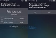 iOS 7 : Siri apprend à prononcer des noms